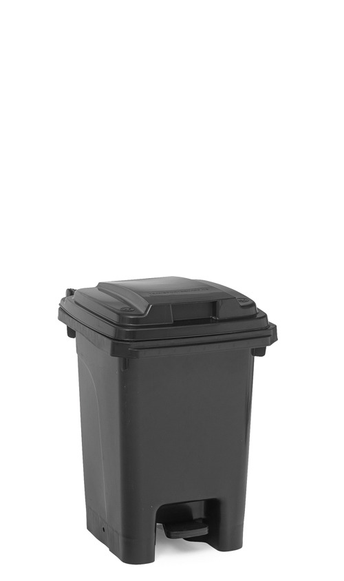 60L Pedal Bin - Black Kenya